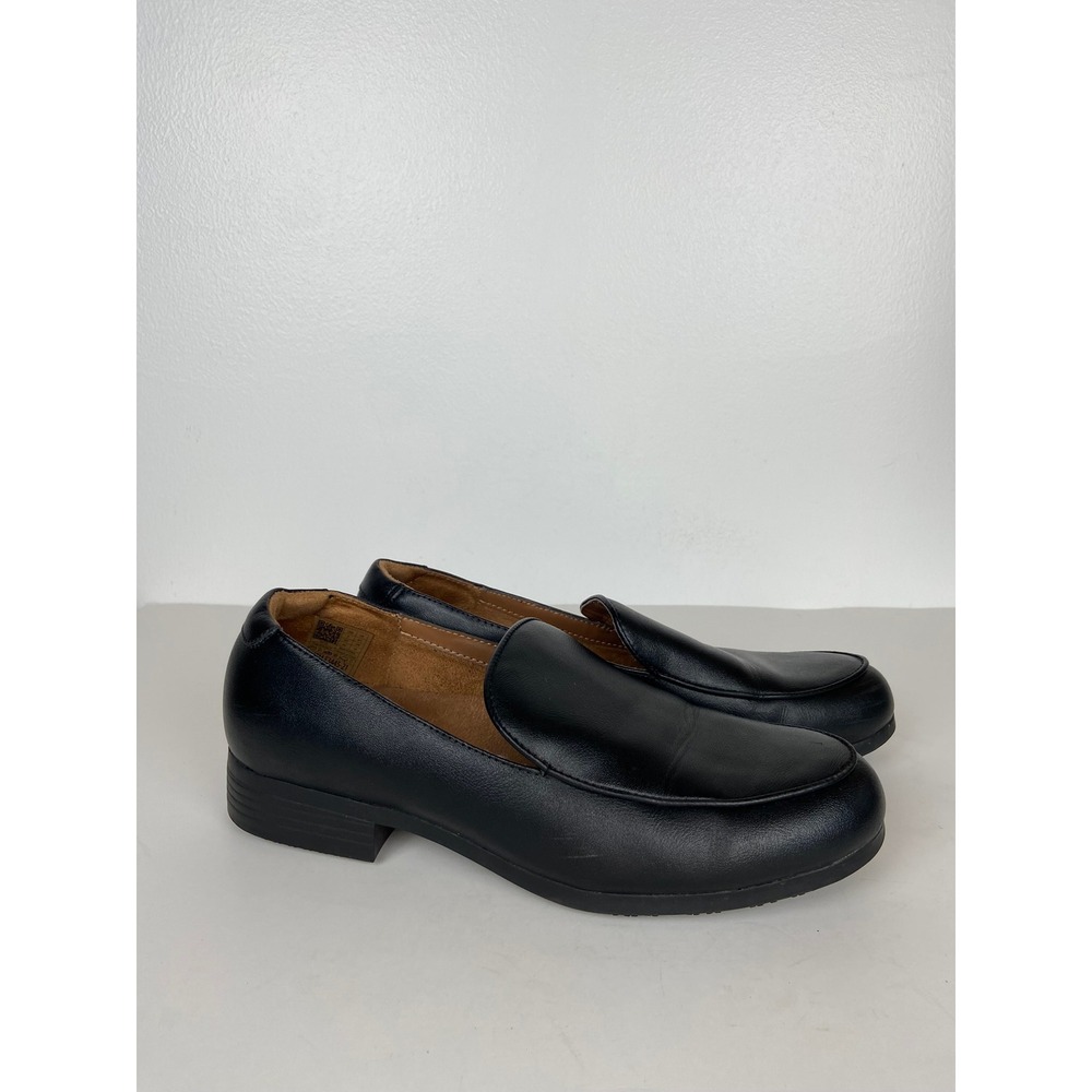Shoes For Crews Riley Women's Slip On Loafers 9 Black Professional Work Shoes